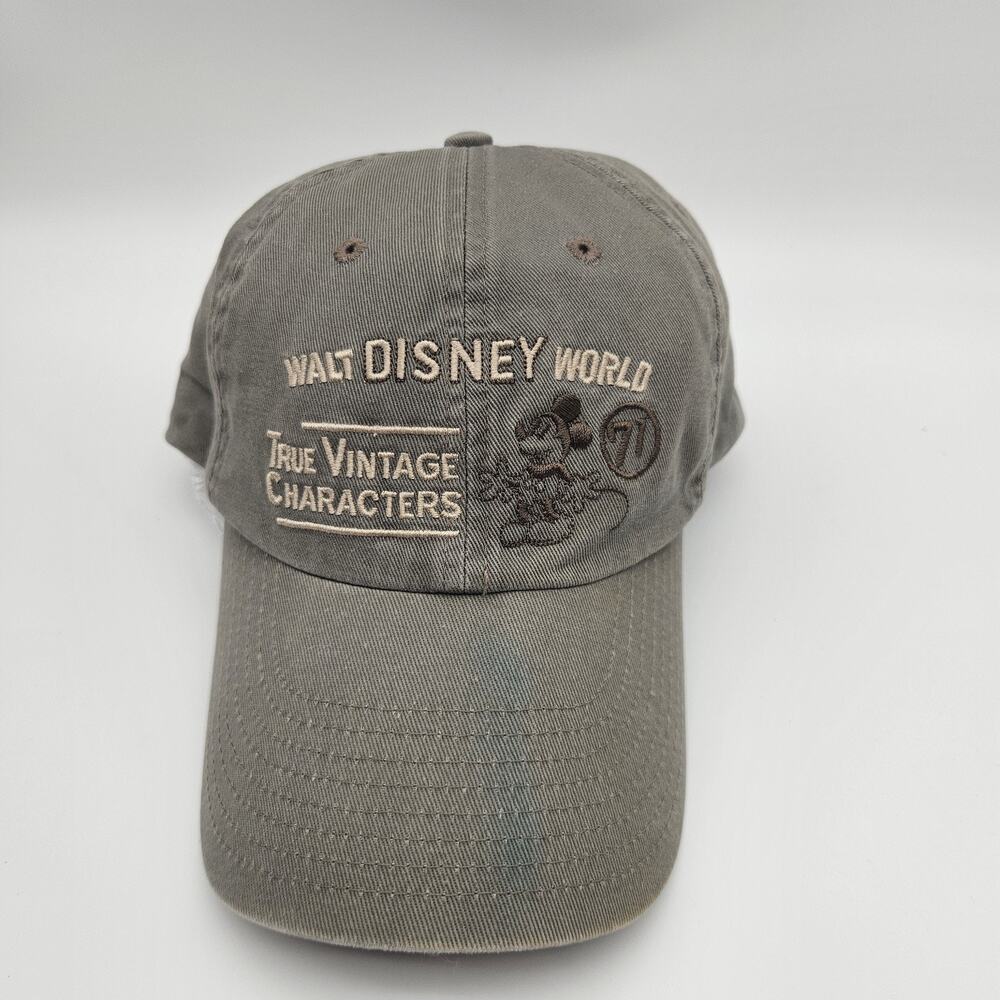 Vintage Walt Disney World Hat Cap Strap Back‎ Embroidered Characters Mens 90s
